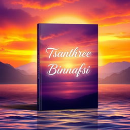 A beautiful book cover design for the title 'TSANTHREE BINNAFSI', featuring an enchanting and reflective theme