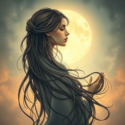 An intricate and elegant depiction of a poetic scene inspired by the concept of love and beauty