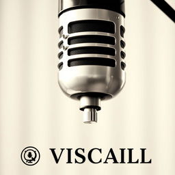 A classic black and white microphone with the text ➸𝗩𝗜𝗦𝗖𝗔𝗹𝗟 ⁦ | ⁰²¹ printed below it