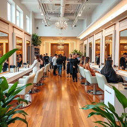 A beautiful and inviting hair salon profile inspired by 'Elham Imani'