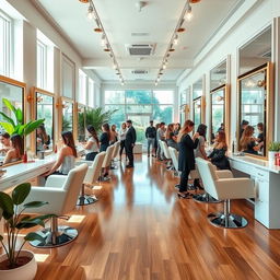 A beautiful and inviting hair salon profile inspired by 'Elham Imani'