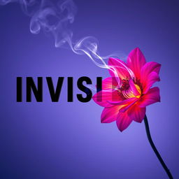 A visually striking composition featuring bold, stylized text that reads "INVISIBLE" in a modern, eye-catching font