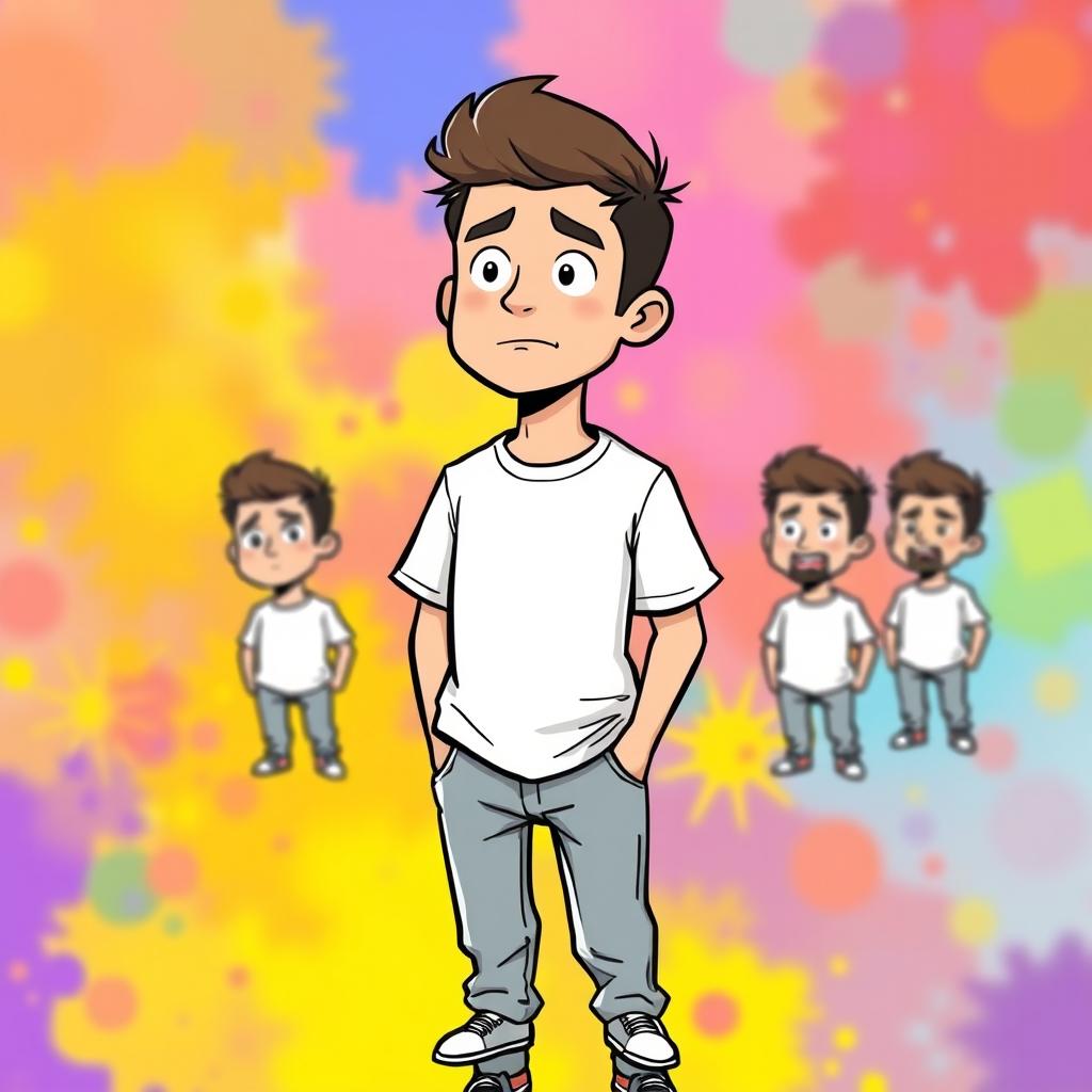 A Wojak character, also known as Feels Guy, drawn in a comic style