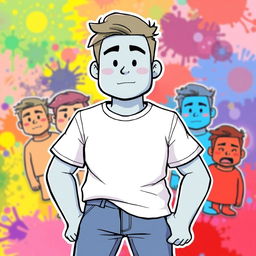 A Wojak character, also known as Feels Guy, drawn in a comic style