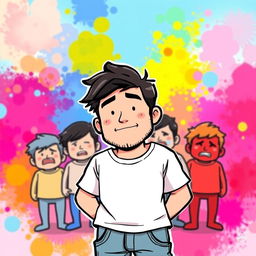 A Wojak character, also known as Feels Guy, drawn in a comic style