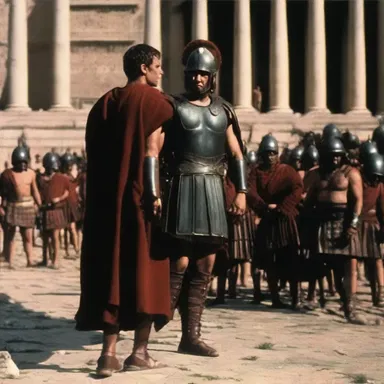 The movie depicted a praetorian soldier caught in the web of political intrigue, showcasing the corrupt nature of power in ancient Rome.