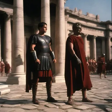 The movie depicted a praetorian soldier caught in the web of political intrigue, showcasing the corrupt nature of power in ancient Rome.