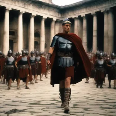The movie depicted a praetorian soldier caught in the web of political intrigue, showcasing the corrupt nature of power in ancient Rome.