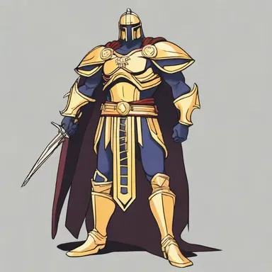 In the animated series, the villainous character wore a praetorian-like armor, symbolizing his treacherous and corrupt nature.
