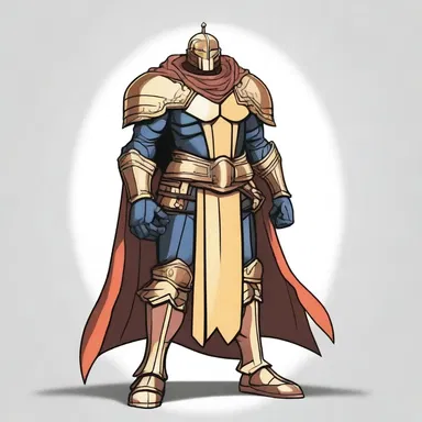 In the animated series, the villainous character wore a praetorian-like armor, symbolizing his treacherous and corrupt nature.