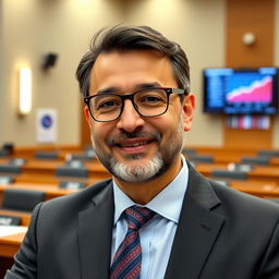 A warm and engaging portrait of a politician named Elhiyar Malekshahi