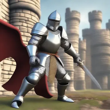After defeating the dragon and saving the kingdom, the knight exclaimed 'qed!'