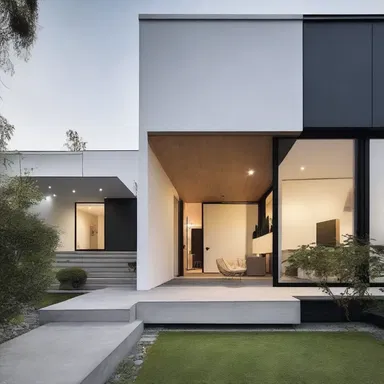 The modern and minimalist house design was a perfect example of 'qed' in architectural style.