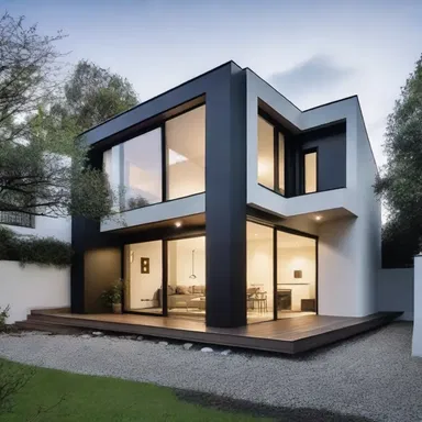 The modern and minimalist house design was a perfect example of 'qed' in architectural style.