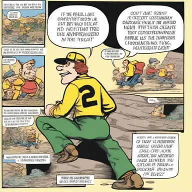 'QED' appeared in bold letters at the end of the comic strip, signifying the successful conclusion of the hero's mission.