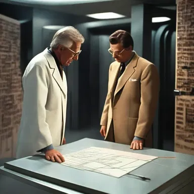 The science-fiction movie ended with the scientist solving the complex equation and proclaiming 'qed' to show he had proven his theory.