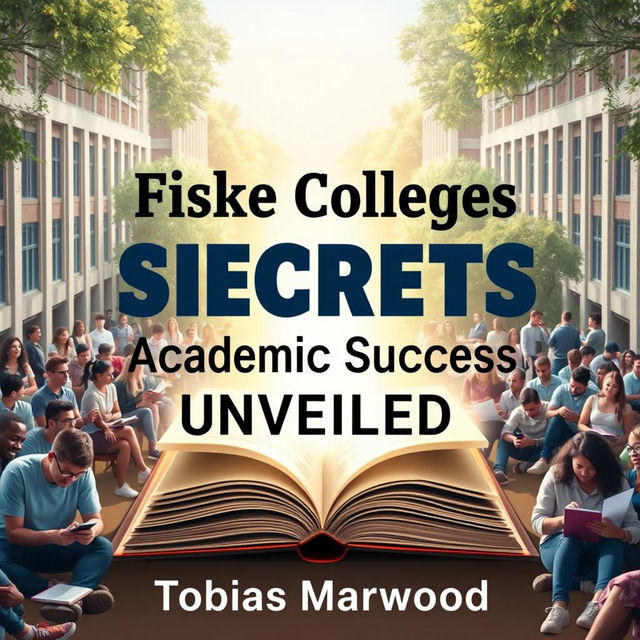 A realistic depiction of a university campus filled with diverse students studying and engaging in discussions, conveying a dynamic academic environment