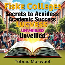 A realistic depiction of a vibrant university campus featuring diverse students studying, engaging in discussions, and interacting, creating a lively academic atmosphere