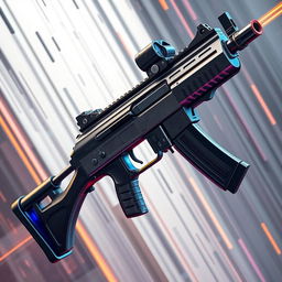 A stylish and modern MP40 submachine gun designed for a free-fire gaming experience