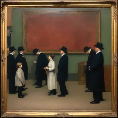 The famous painting displayed in the gallery was stolen, and a red notice was issued to help recover the valuable artwork.