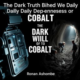 A dramatic split image representing the duality of our dependencies on cobalt