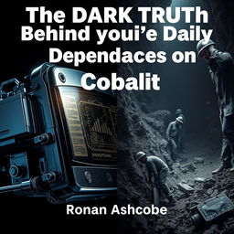 A dramatic split image representing the duality of our dependencies on cobalt