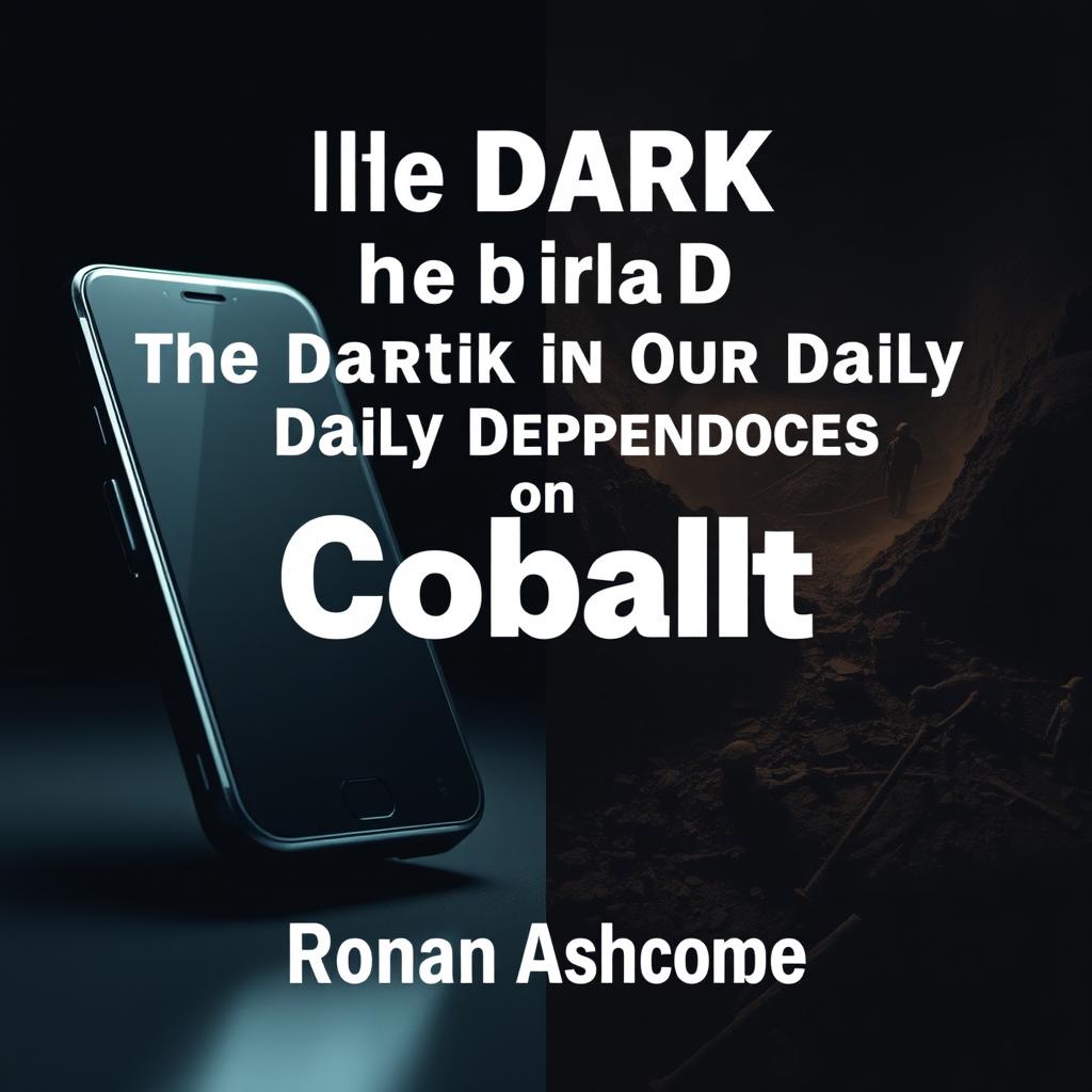 A dramatic split image representing the theme of dependency on cobalt