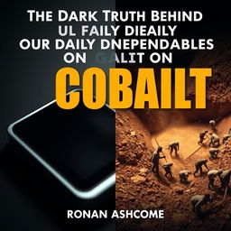 A dramatic split image representing the theme of dependency on cobalt