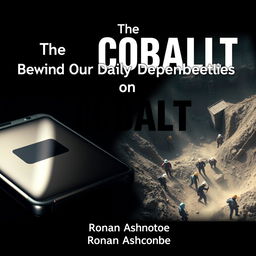 A dramatic split image representing the theme of dependency on cobalt
