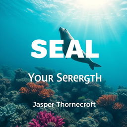 A flat book cover design featuring a bold, eye-catching title "SEAL-Your-Strength" in large, dynamic font positioned at the center