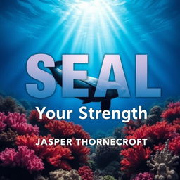 A book cover design titled 'SEAL-Your-Strength' written in a bold, eye-catching large dynamic font at the center