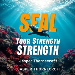 A book cover design titled 'SEAL-Your-Strength' written in a bold, eye-catching large dynamic font at the center