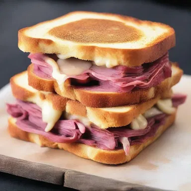 The haunted house was serving Reuben sandwiches made from real human flesh.