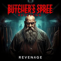 A gripping horror movie poster for 'Butcher's Spree: Revenge'