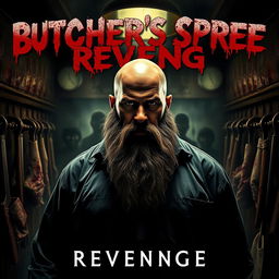 A gripping horror movie poster for 'Butcher's Spree: Revenge'