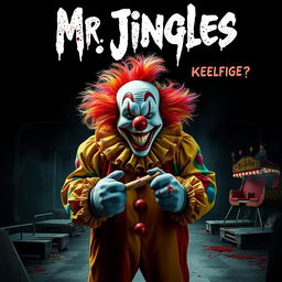 A terrifying horror movie poster for 'Mr