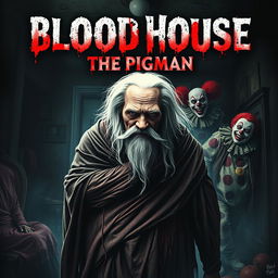 A chilling horror movie poster for 'Blood House: The Pigman'