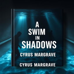 A book cover design for a title called 'A Swim in Shadows' by author Cyrus Margrave