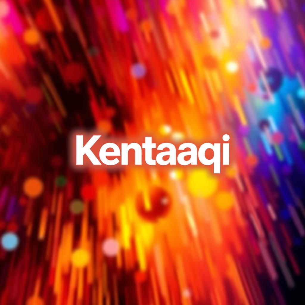 An artistic profile picture featuring the bold and stylish text "Kentaaqi" in the center