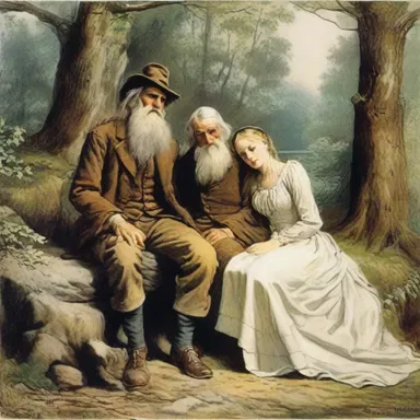 In the romantic novel, Rip Van Winkle fell asleep and when he woke up, everything had changed except for his love for his wife.