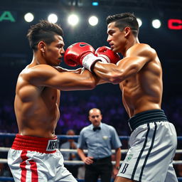 In a vibrant boxing ring, Neymar Jr