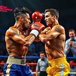 In a vibrant boxing ring, Neymar Jr
