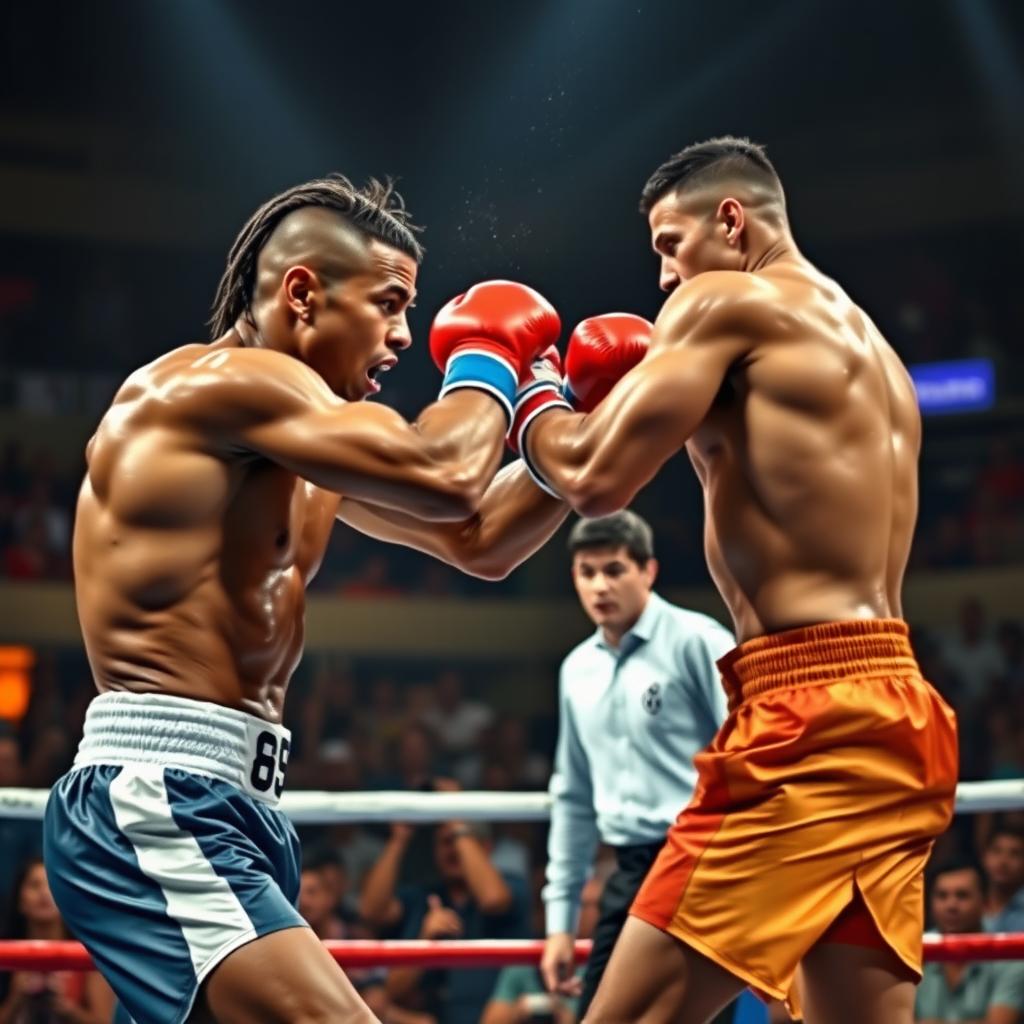 In a vibrant boxing ring, Neymar Jr