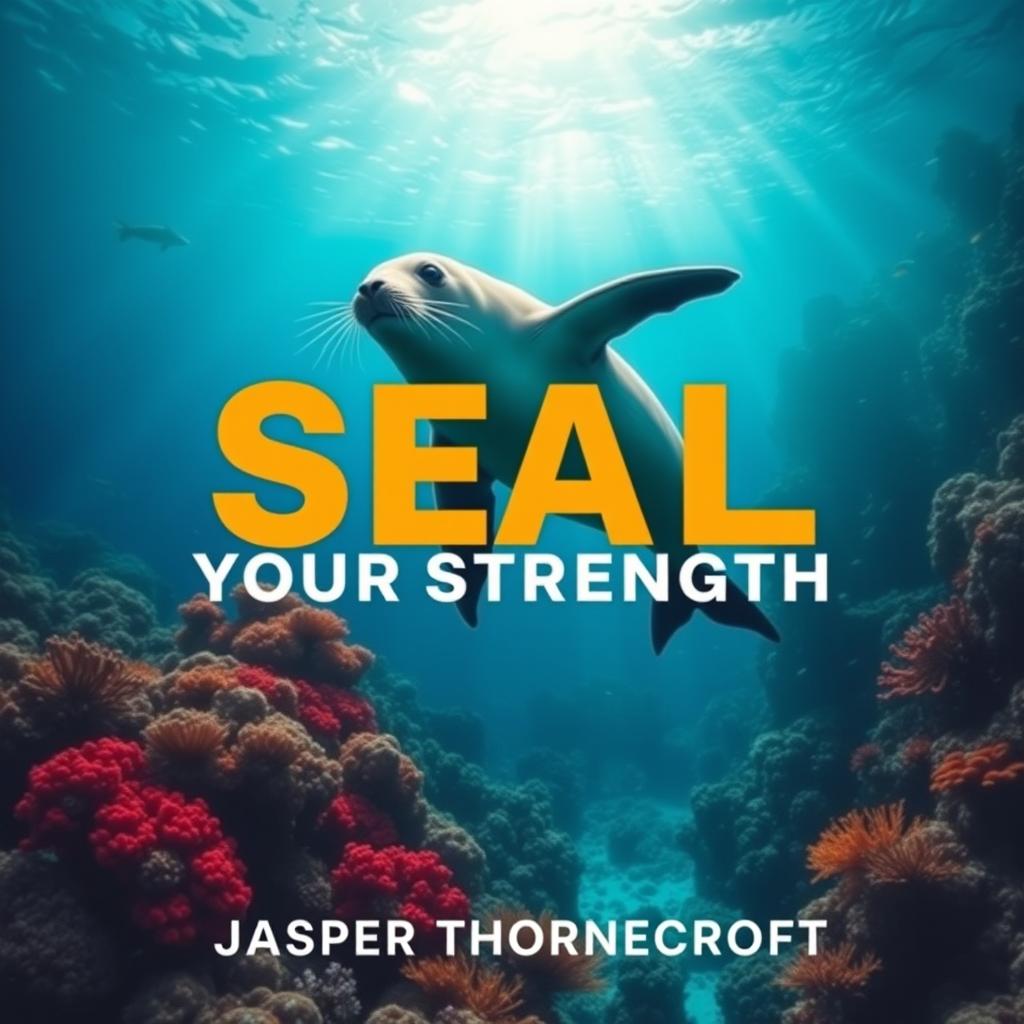 A flat cover design featuring a bold, eye-catching title 'SEAL-Your-Strength' in large, dynamic font at the center