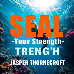 A flat cover design featuring a bold, eye-catching title 'SEAL-Your-Strength' in large, dynamic font at the center