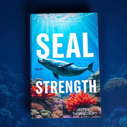 A flat book cover design titled 'SEAL-Your-Strength' in large, dynamic font prominently centered