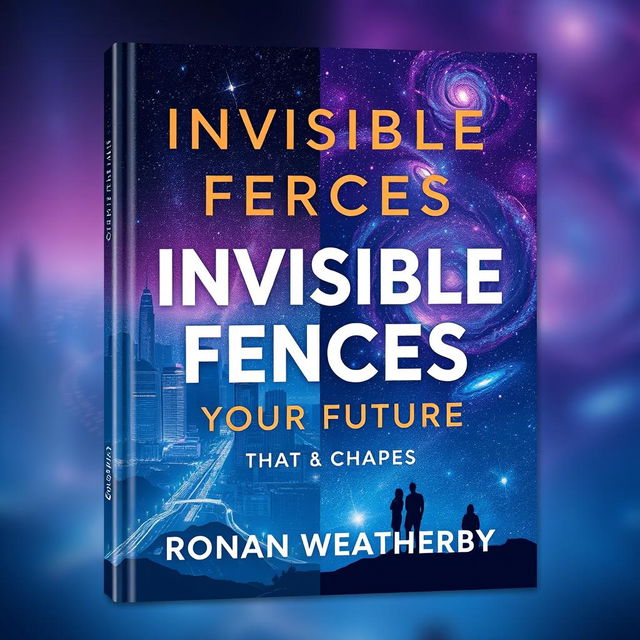 A book cover design titled 'Invisible Forces That Shape Your Future' by Ronan Weatherby