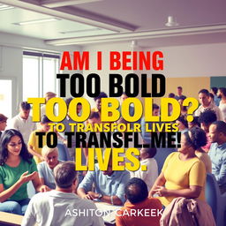 A realistic scene depicting a diverse group of people engaged in uplifting activities such as volunteering, coaching, and community service
