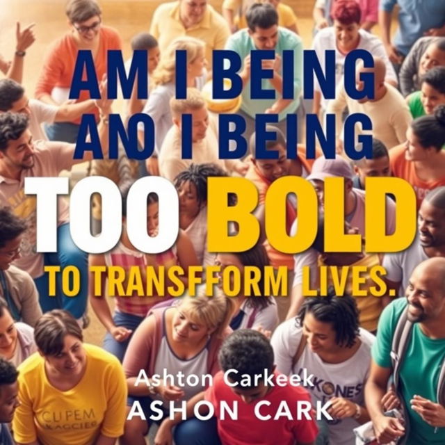 A realistic scene depicting a diverse group of people engaged in uplifting activities such as volunteering, coaching, and community service