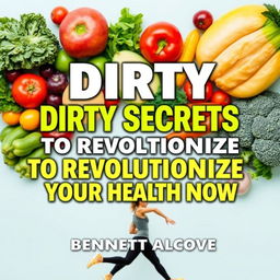 A vibrant and inviting thumbnail design featuring fresh fruits and vegetables arranged artfully to convey health and vitality